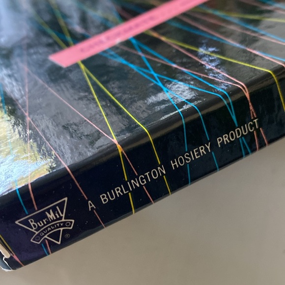 Vintage Bur-Mil Cameo Sheer Textured Thigh High Stocking’s Hosiery - Picture 4 of 13